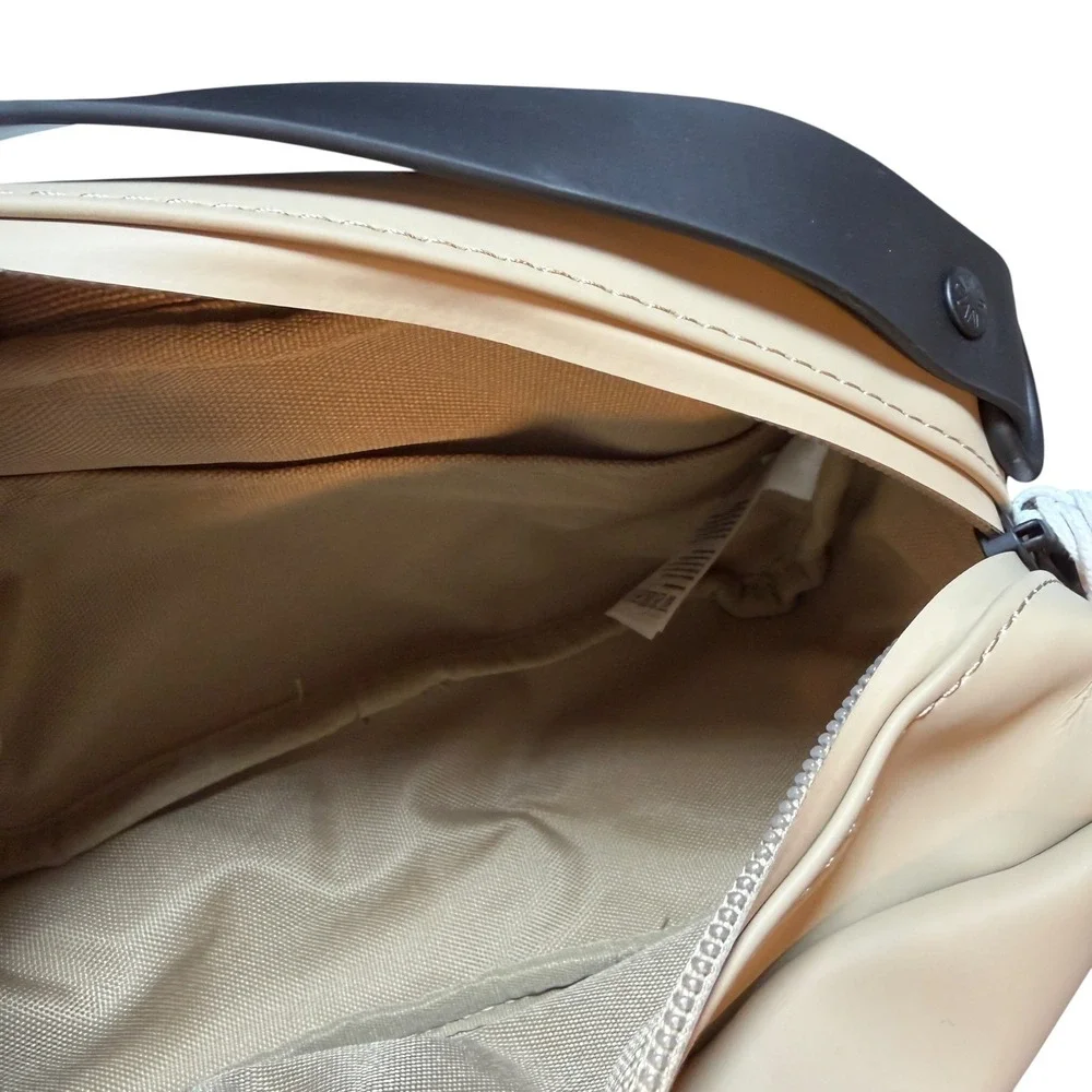 Rains Box Bag Sand Beige Waterproof Crossbody Minimalist Unisex Shoulder Bag New